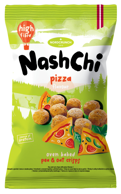 NashChi Oat pea crisps — Pizza 