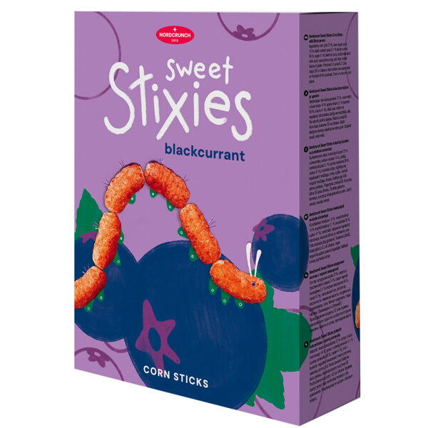 Sweet Stixies kukurūzas nūjiņas — upenes